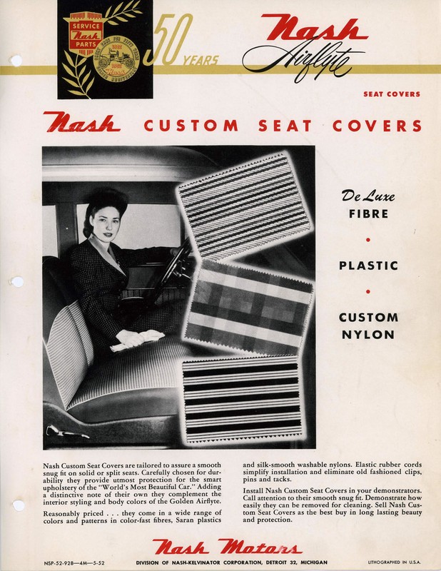 1952 Nash Accessories Booklet Page 13
